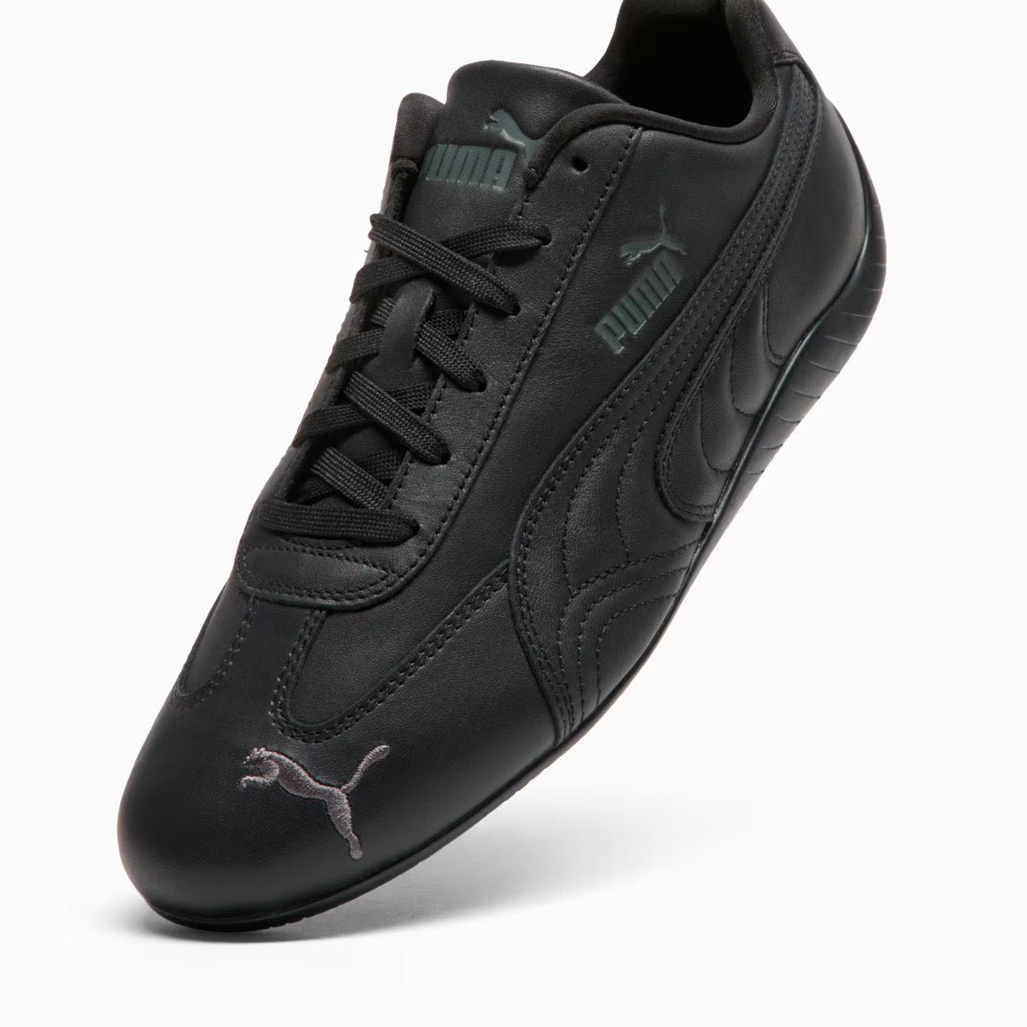 Puma Speedcat Full Leather Sneaker Black Shadow Gray 405449-01