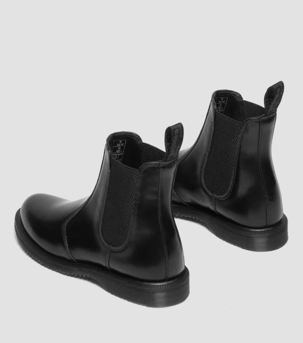 Dr.Martens Chelsea Boots Flora Black Polished Smooth 32217001