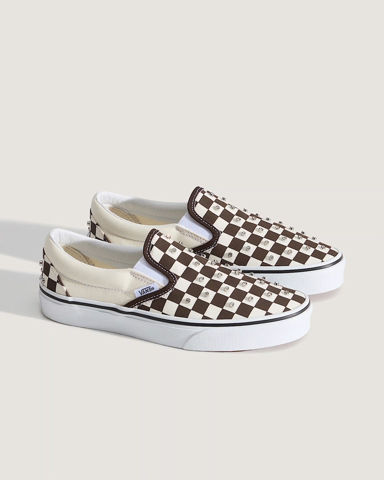 Vans Classic Slip On Checkerboard Rhinestone Demitasse VN000D6Y3N1