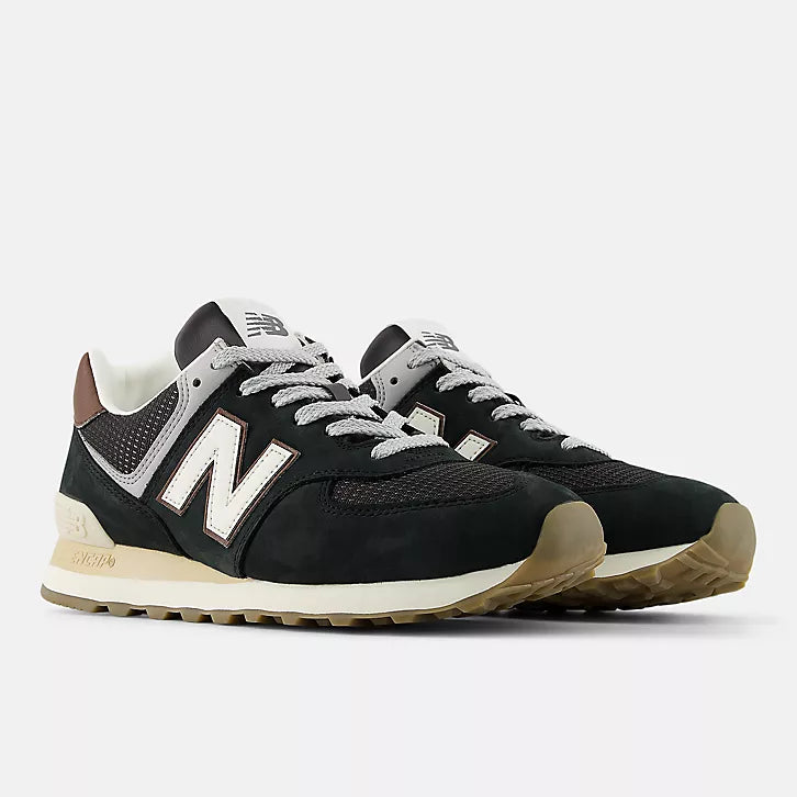 New Balance Sneaker U574 8SB Brown Dark Silver Metallic