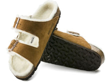 Lade das Bild in den Galerie-Viewer, Birkenstock Arizona Suede Leather Shearling Mink 1001135
