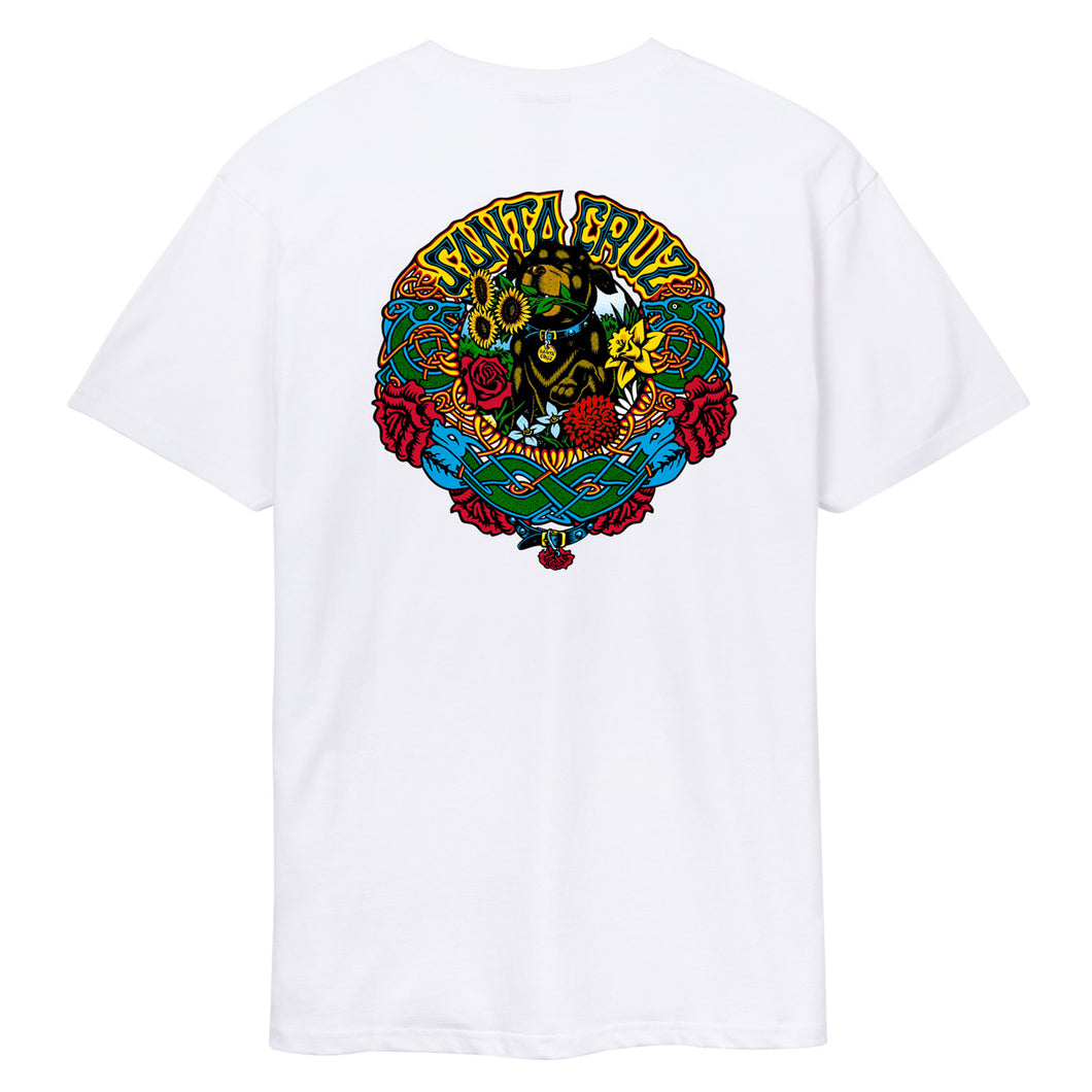 Santa Cruz Dressen Mash Up Opus T-Shirt Black White Cobalt