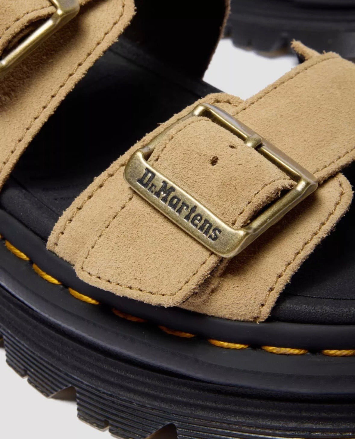 Dr.Martens Zebzag Sandale Tan E.H. Suede 42689200
