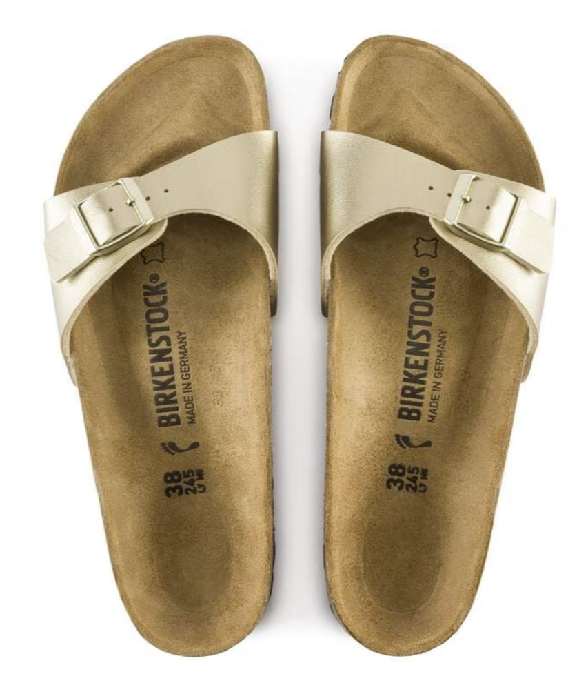 Birkenstock Madrid Birko-Flor Gold 1016106