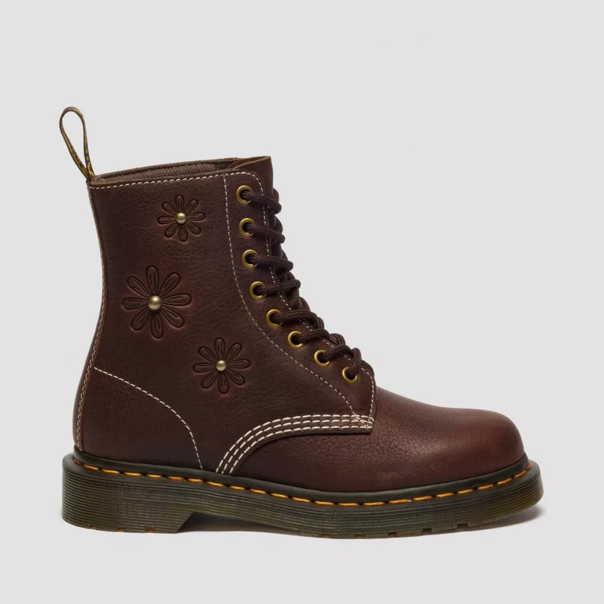 Dr.Martens 1460 Pascal Flower Dark Brown Grizzly 42420200