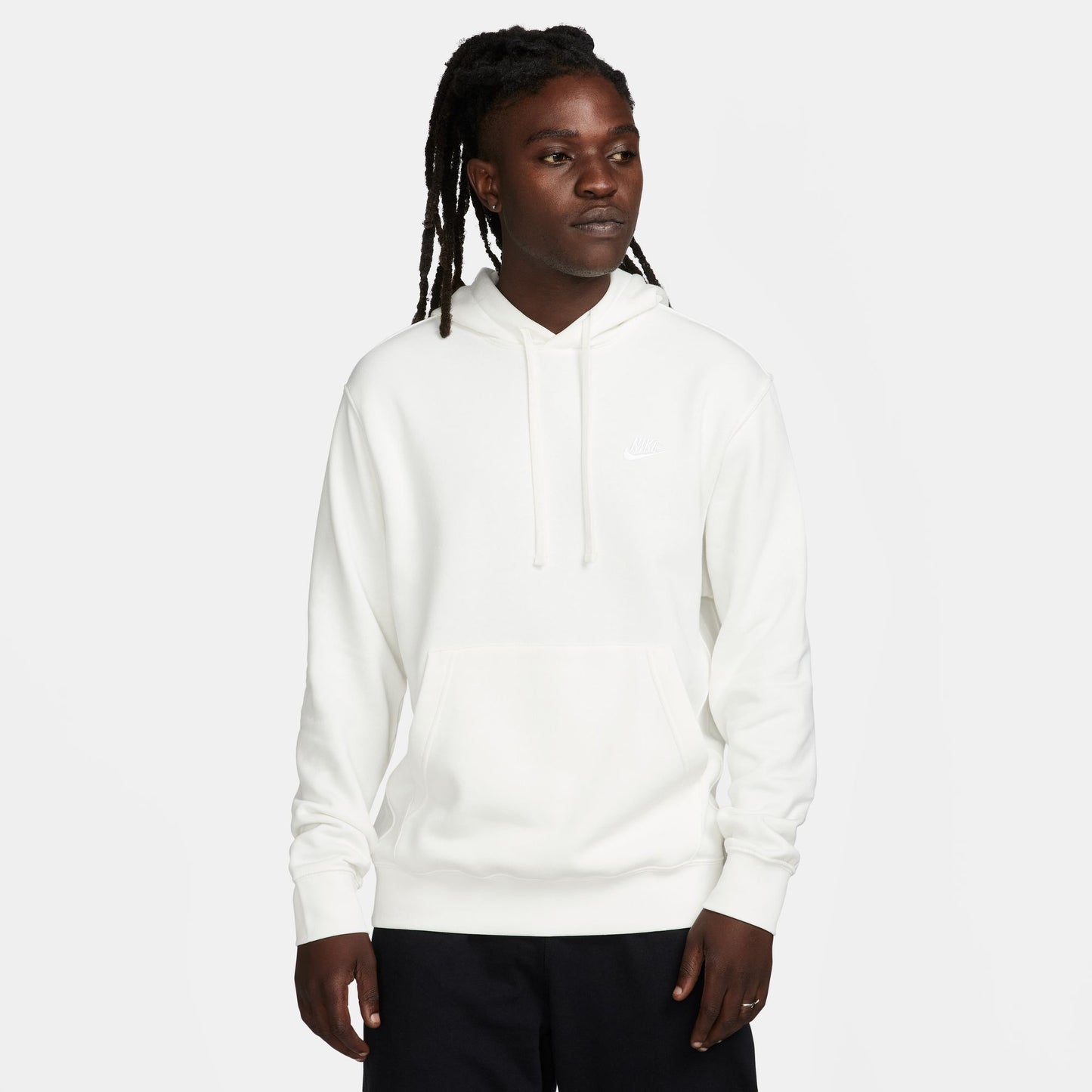 Nike Sportswear Club Pullover Hoodie Fleece Sail BV2654-134