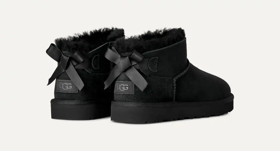 UGG Ultra Mini Bailey Bow Boot Black 1185491