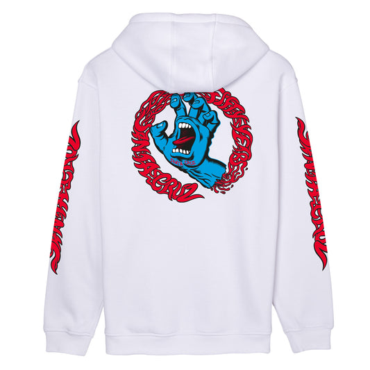 Santa Cruz Screaming Fifty Hoodie White