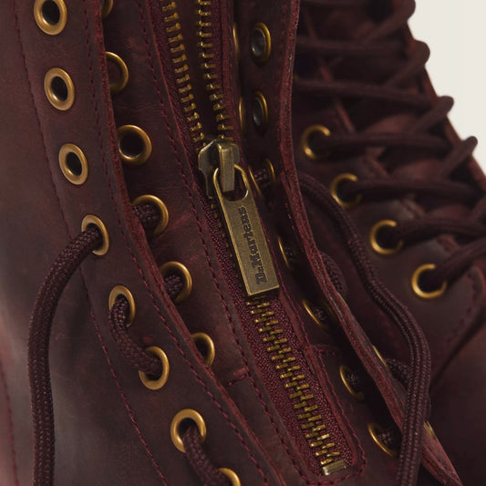 Dr.Martens 1460 Serena Zip Crazy Horse Cherry Red 43565600