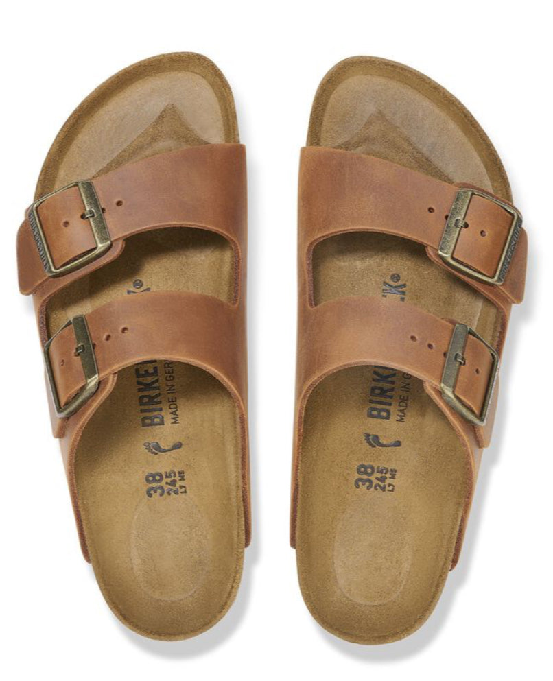 Birkenstock Arizona Oiled Leather Cognac 1028401 Perplex Shoeplex