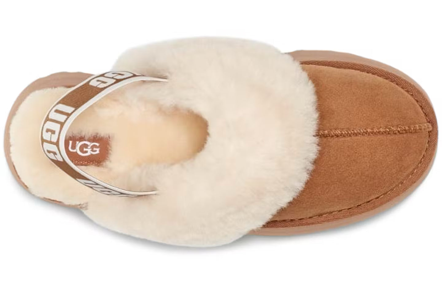 UGG Funkette Hausschuh Chestnut 1113474