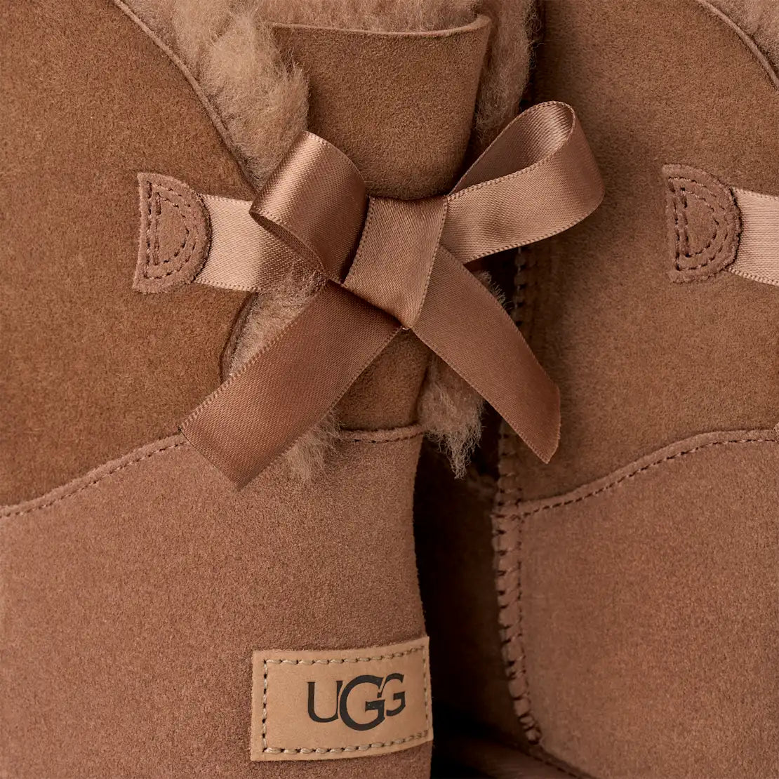 UGG Mini Bailey Bow 2 Boot Rocky Oak 1016501
