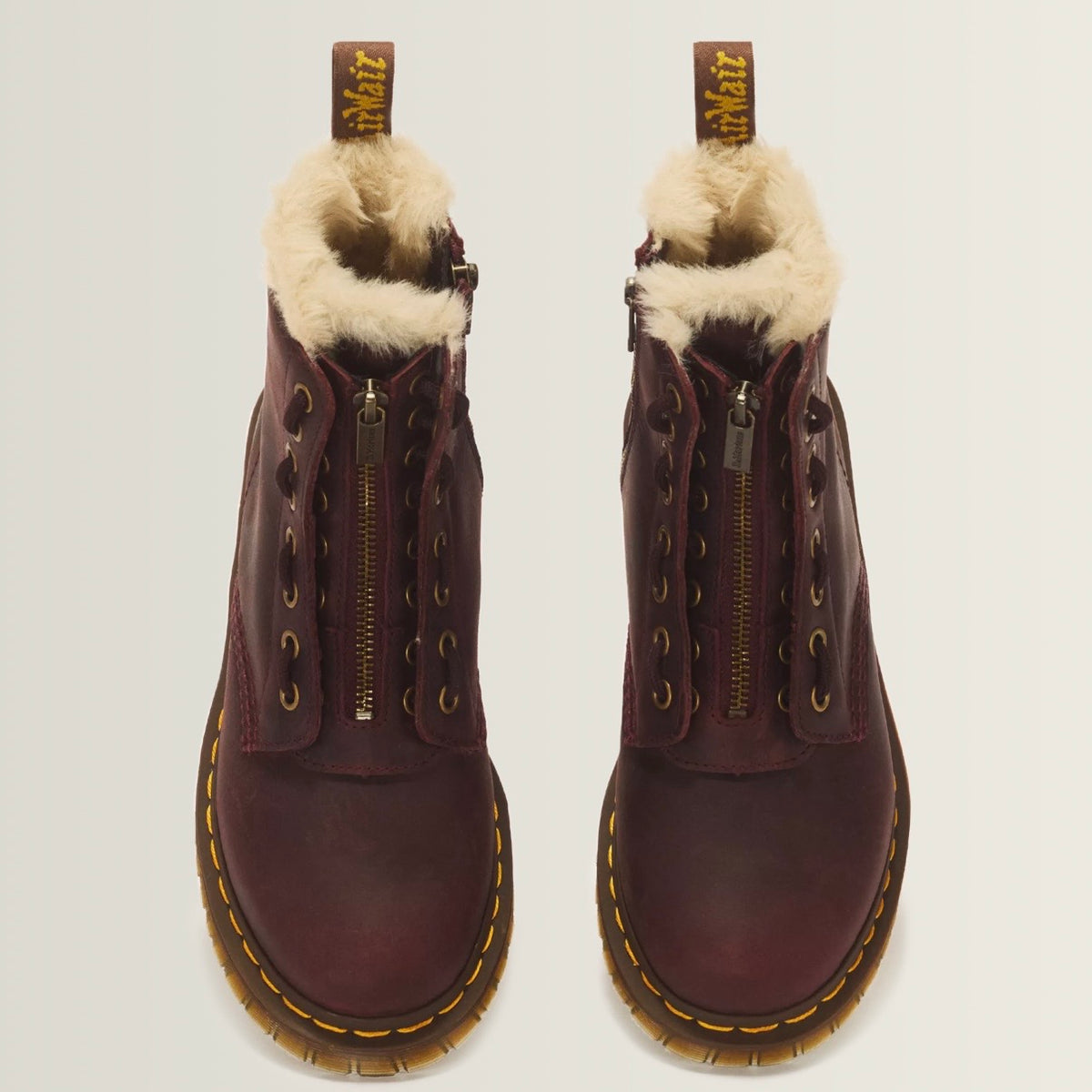 Dr.Martens 1460 Serena Zip Crazy Horse Cherry Red 43565600