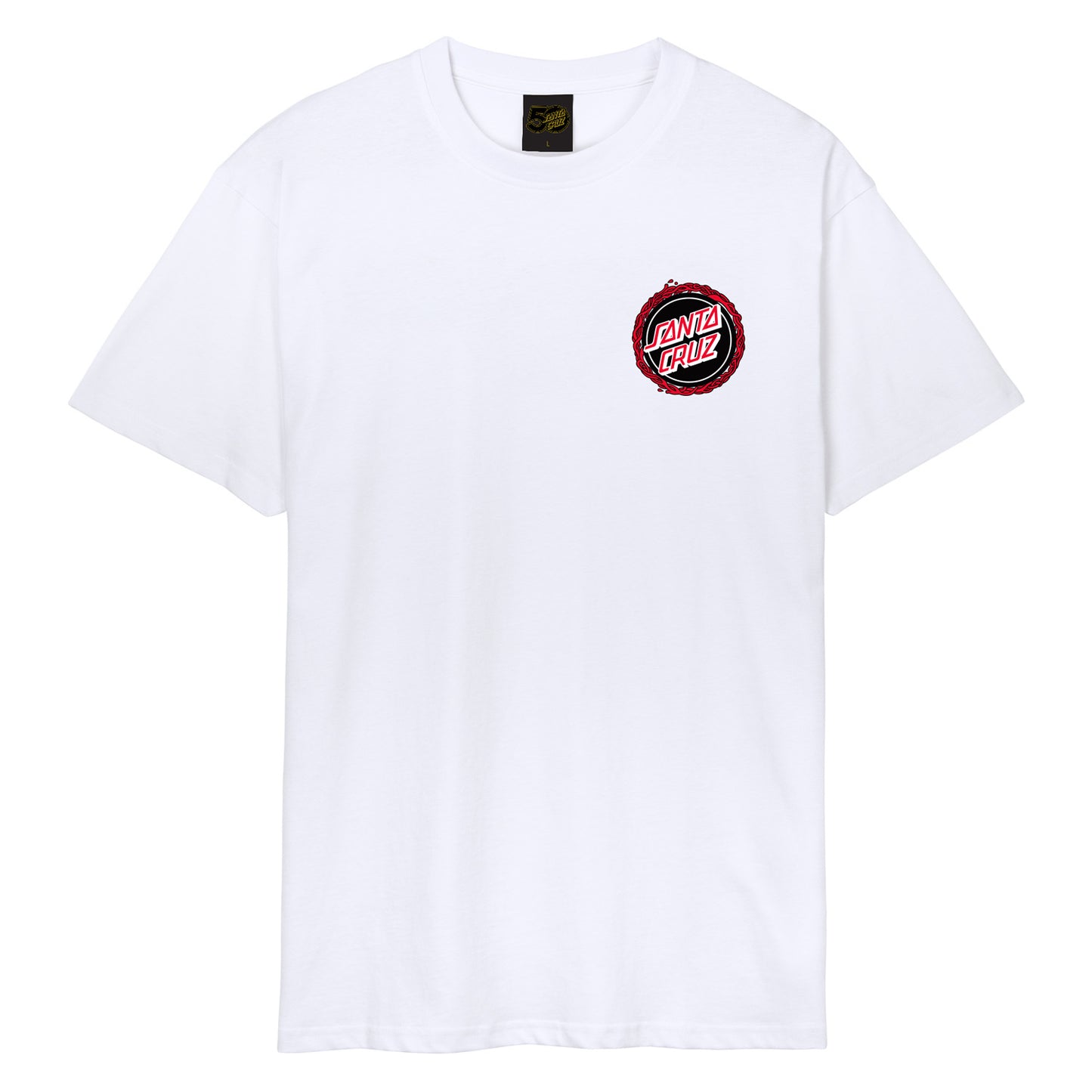 Santa Cruz Screaming Fifty T-Shirt Black White