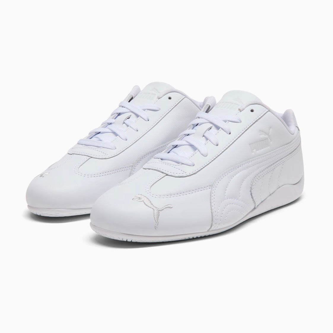 Puma Speedcat Full Leather Sneaker White Feather Gray 405449-02