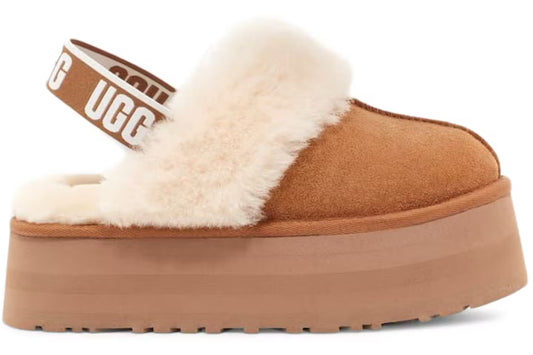 UGG Funkette Hausschuh Chestnut 1113474