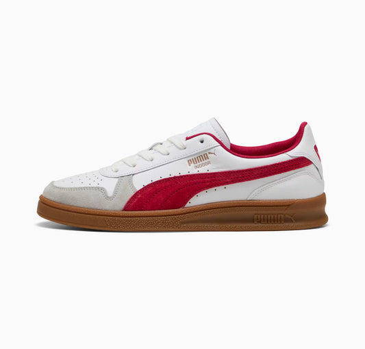PUMA Indoor white dark crimson 401360-03