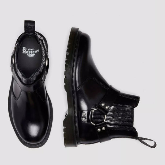 Dr.Martens 2976 Harness Analine Black Chelsea Boots 41387001