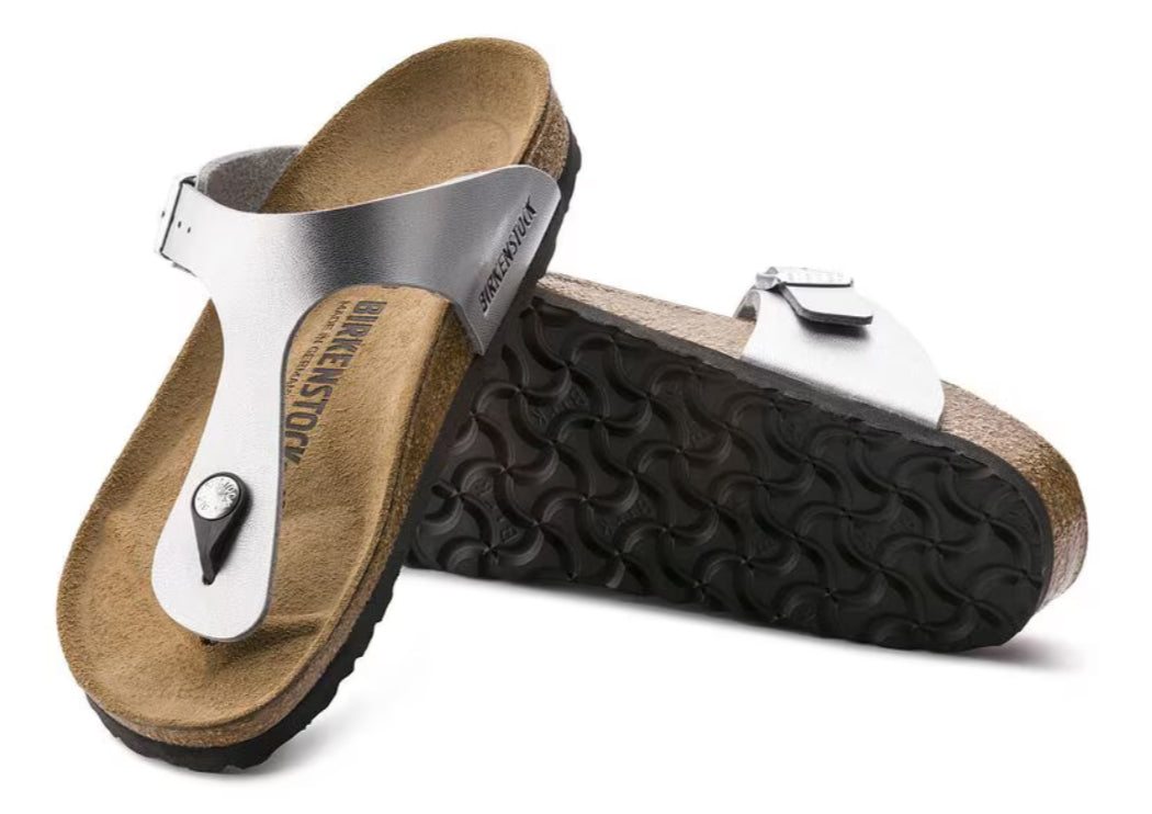 Birkenstock Gizeh Birko-Flor Silver 0043851