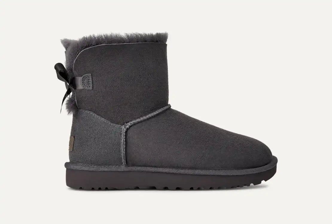 UGG Mini Bailey Bow 2 Boot Obsidian 1016501