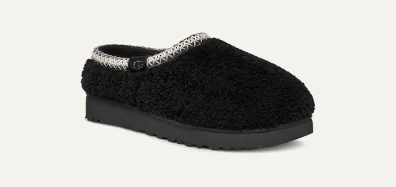 UGG Tasman Maxi Curly Pantoffel Black 1158356