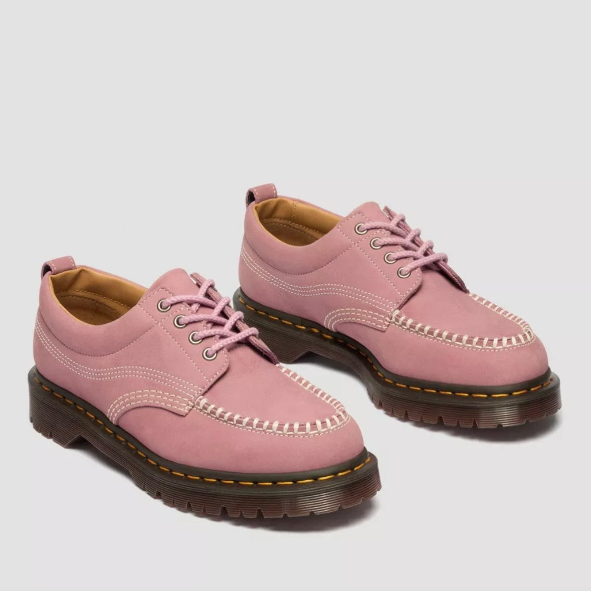 Dr.Martens Lowell Nubuck Moc Toe Dusty Pink Rose 42365650