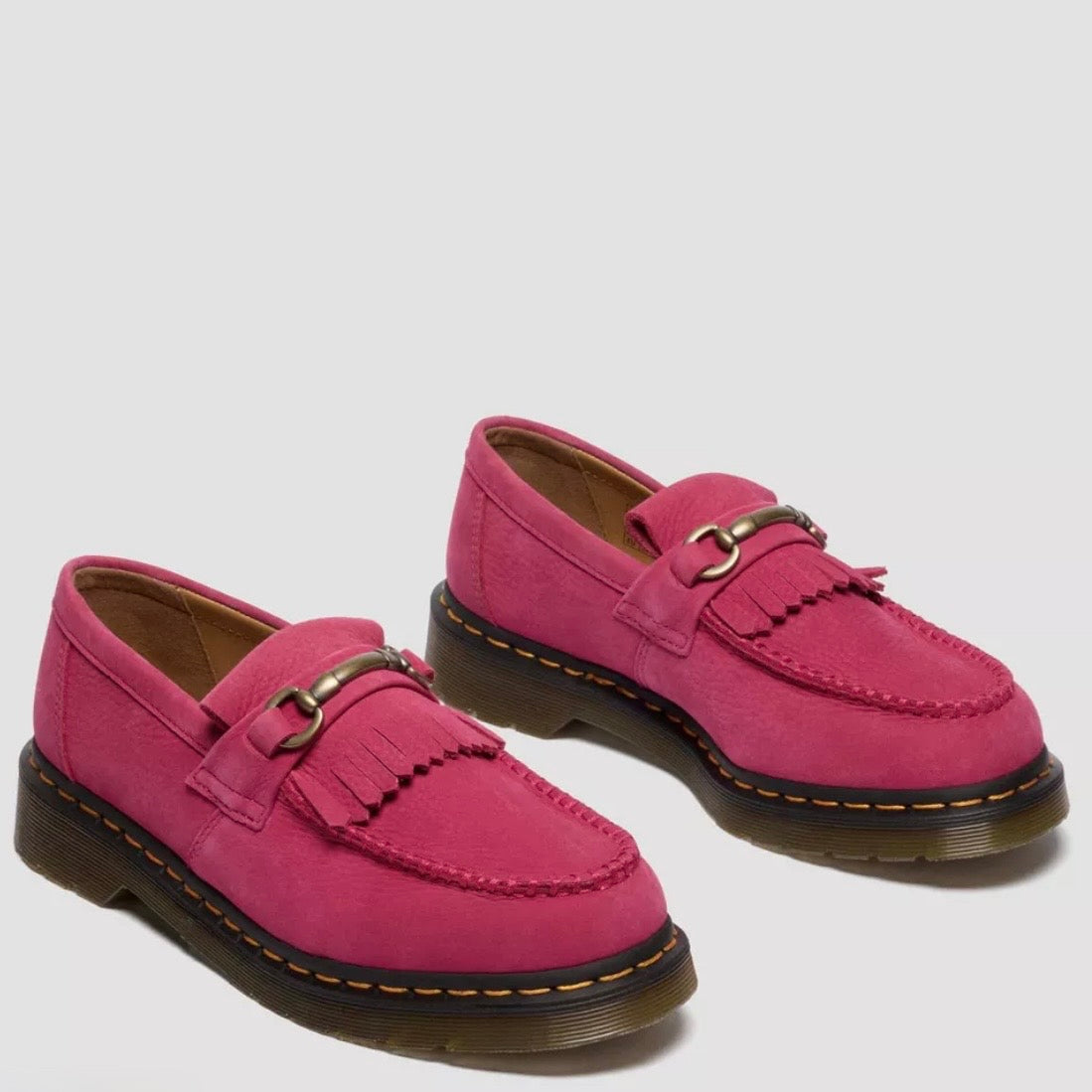 Dr.Martens Adrian Snaffle Milled Nubuck Fuchsia Pink 41745650