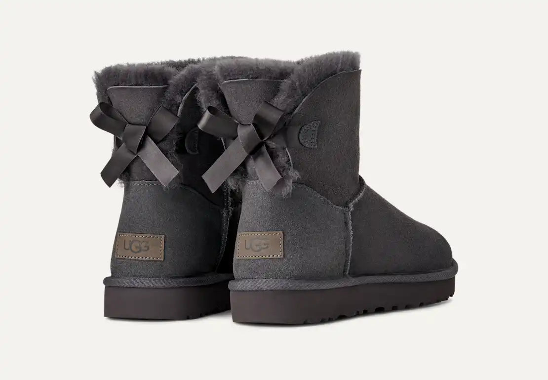 UGG Mini Bailey Bow 2 Boot Obsidian 1016501