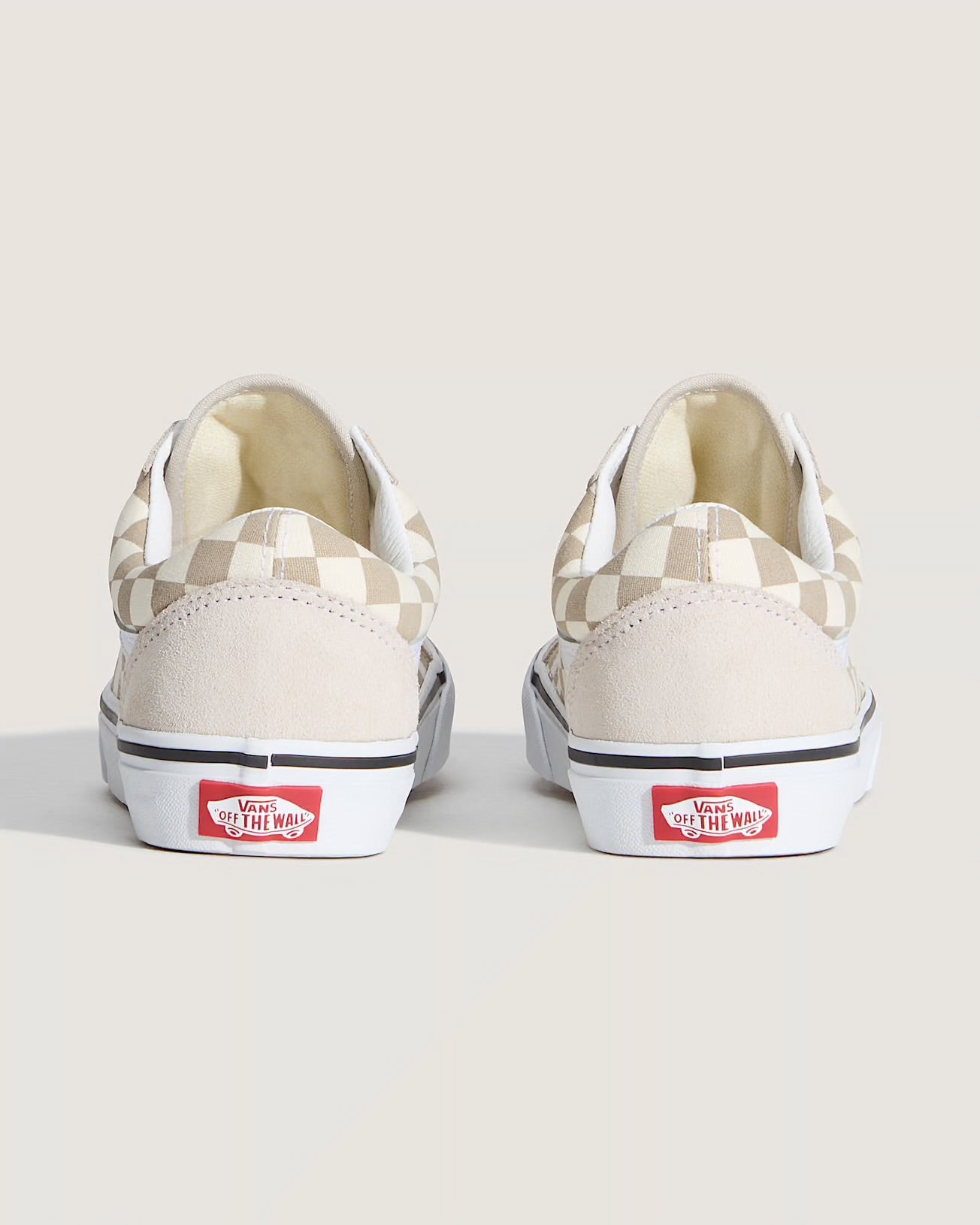 VANS Old Skool Checkerboard Mushroom White VN000D6W2N1