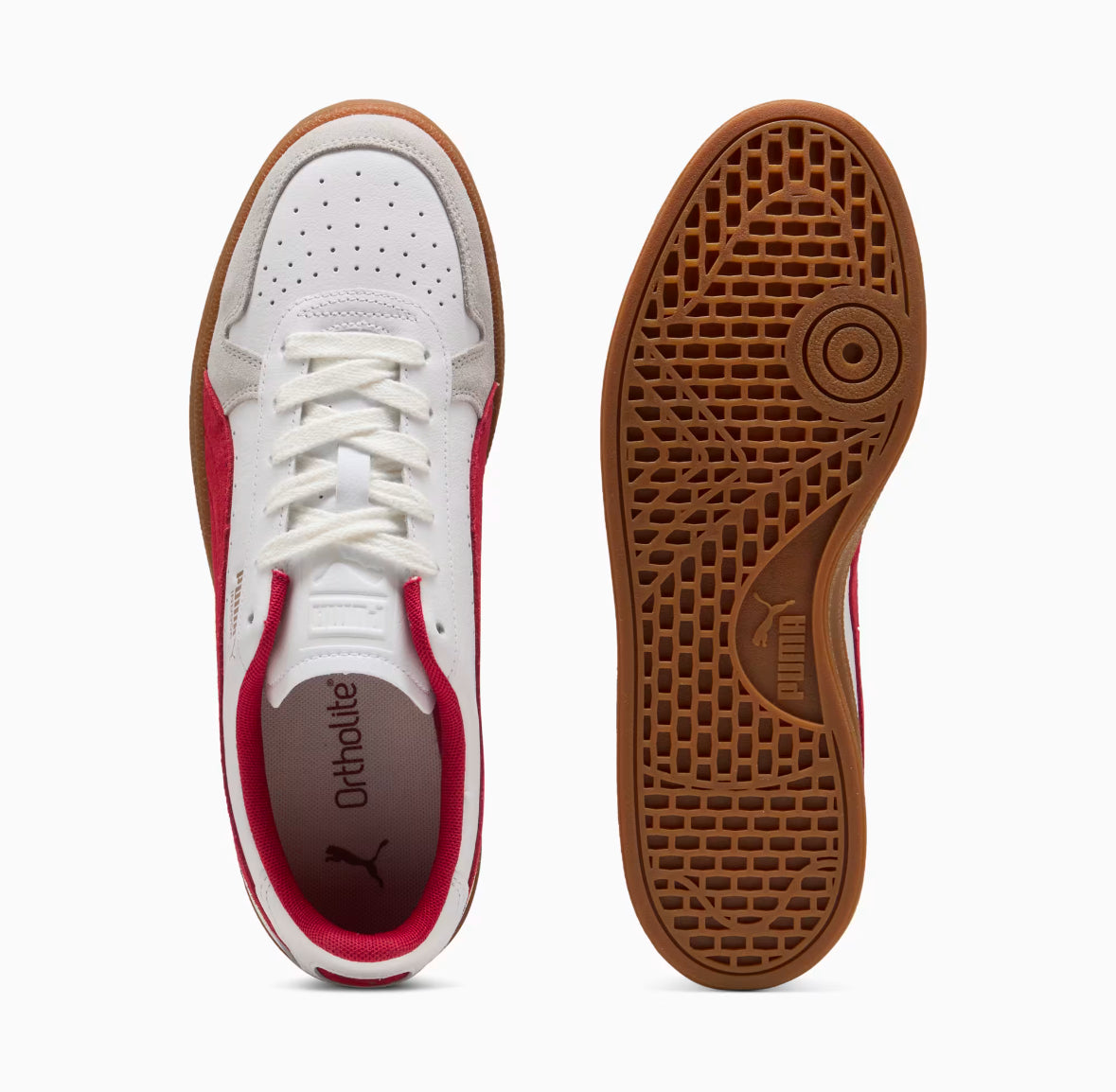 PUMA Indoor white dark crimson 401360-03