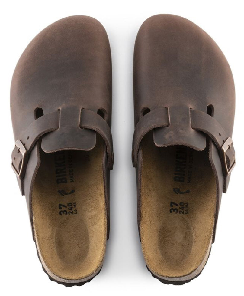Birkenstock Boston Oiled Leather Habana 0860131