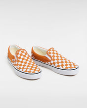 Lade das Bild in den Galerie-Viewer, Vans Classic Slip On Checkerboard Color Theory Marmalade White VN000D6Y52K
