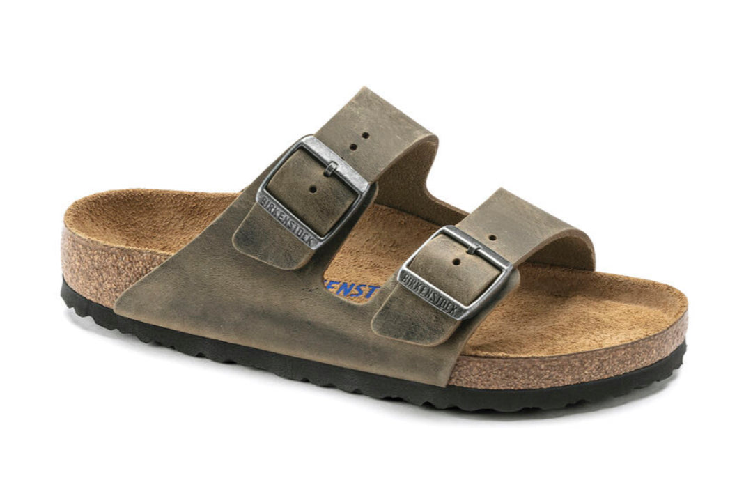 Birkenstock Arizona Oiled Leather Faded Khaki 1019313 Perplex Shoeplex