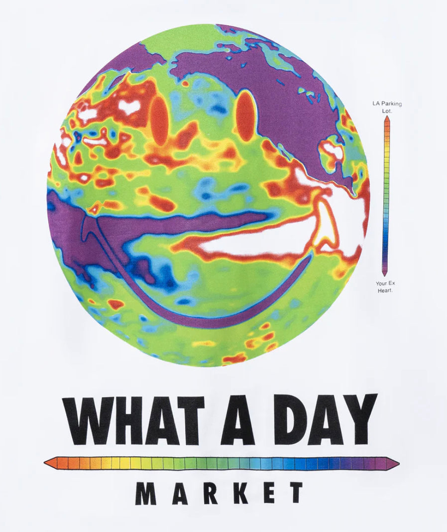 Market SMILEY® What A Day Tee White
