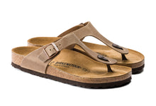 Lade das Bild in den Galerie-Viewer, Birkenstock Gizeh Oiled Leather Tabacco 943811
