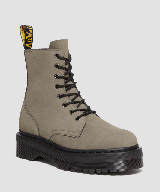 Dr.Martens Jadon Milled Nubuk Nickel Grey Plateau 31296059
