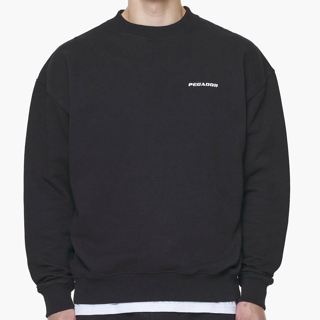 Pegador Logo Oversized Sweater Onyx Black 1104