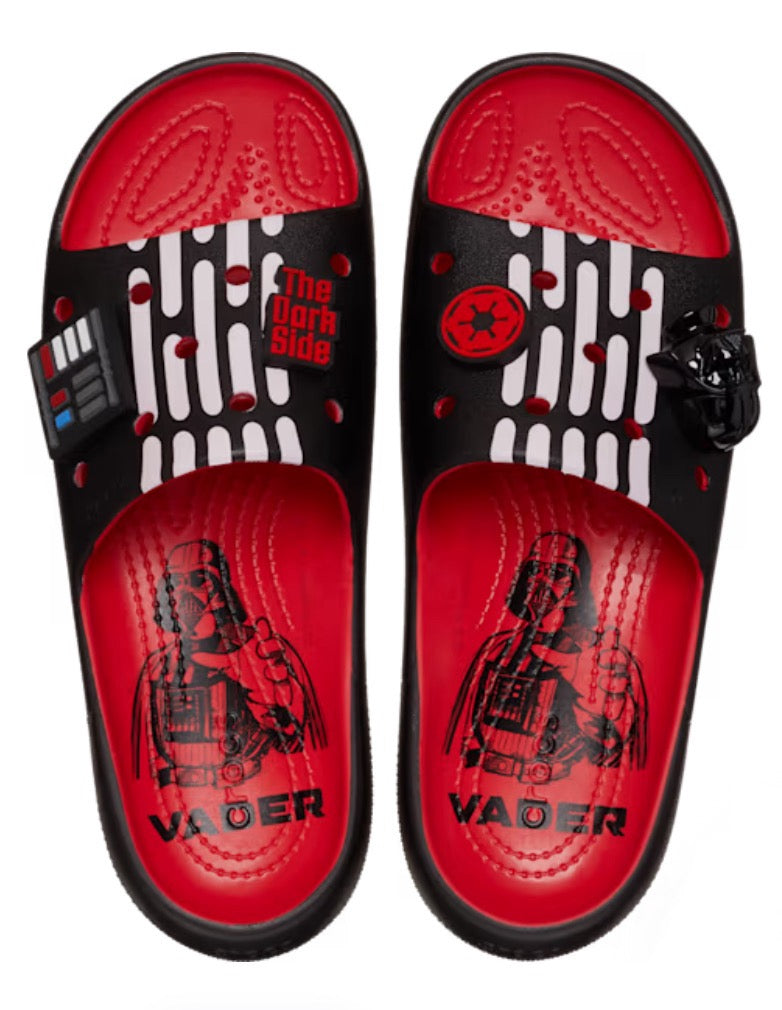 CROCS STAR WARS Darth Vader Classic Slide 209829 Perplex Shoeplex