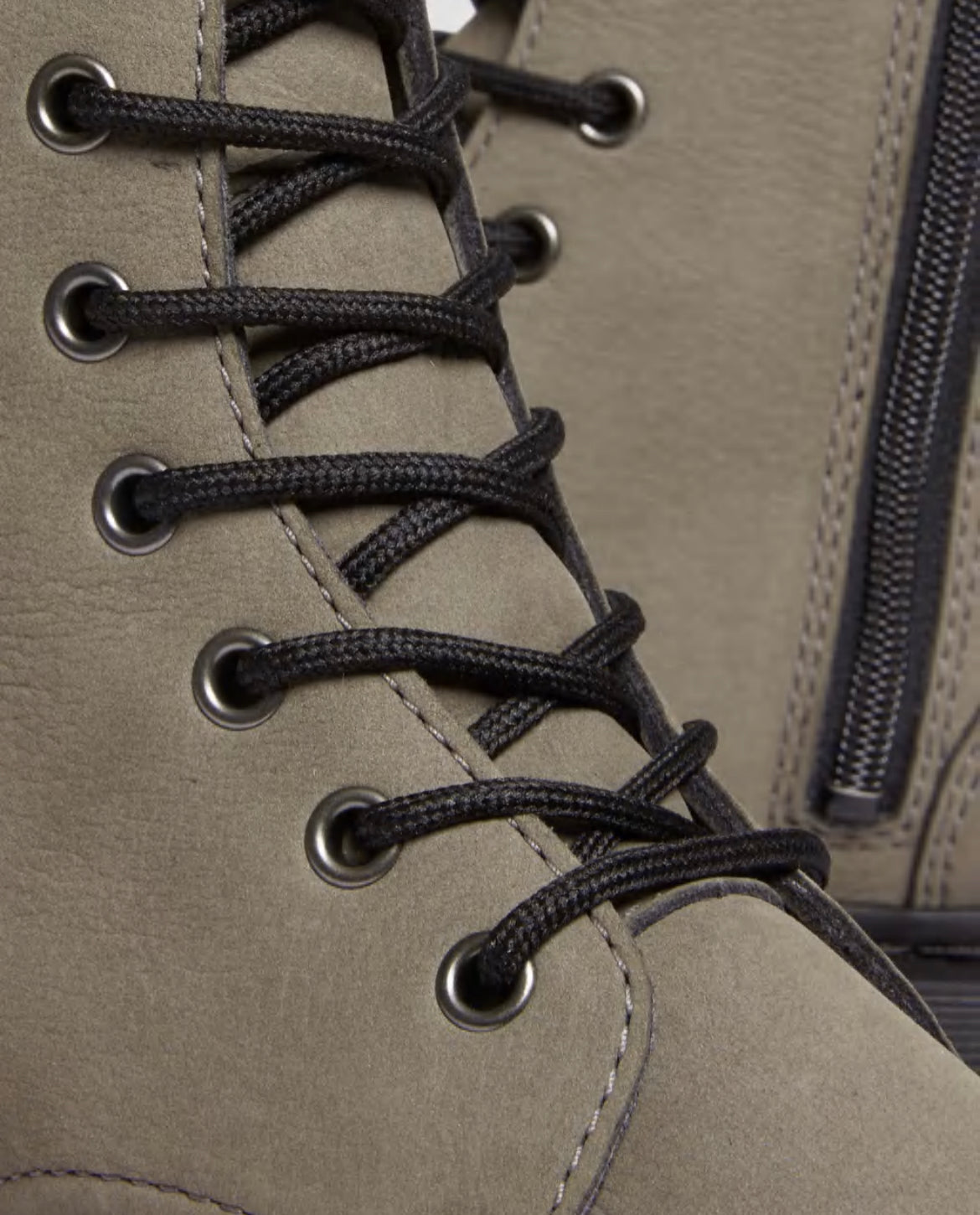 Dr.Martens Jadon Milled Nubuk Nickel Grey Plateau 31296059