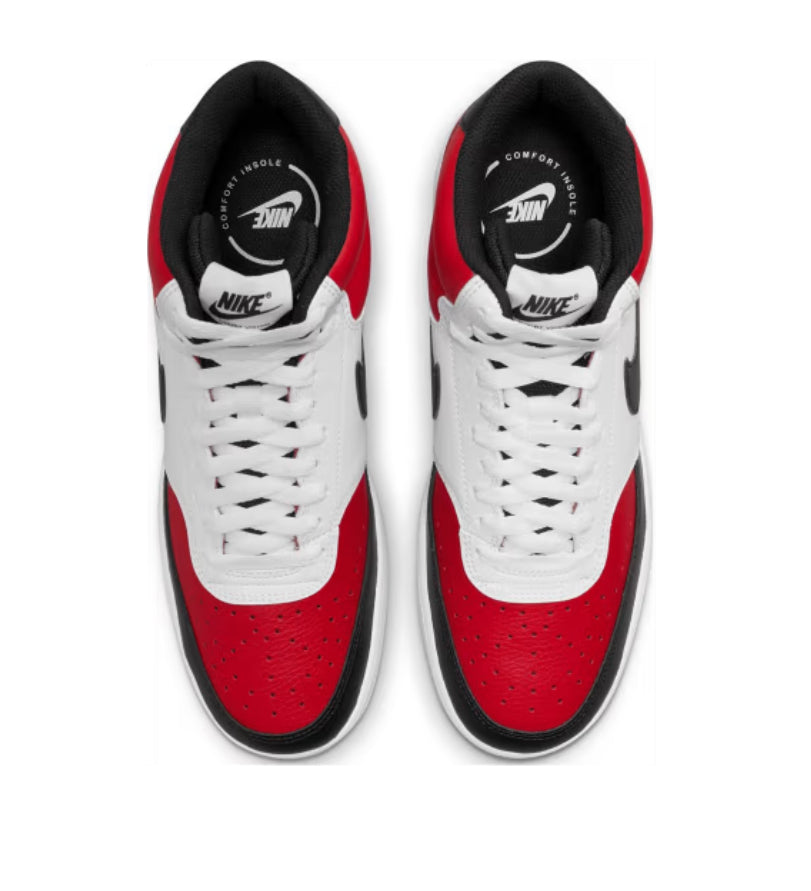 Nike Court Vision Mid red black white DM1186-600 – Perplex-Shoeplex