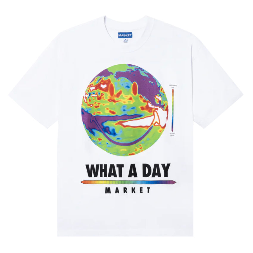 Market SMILEY® What A Day Tee White