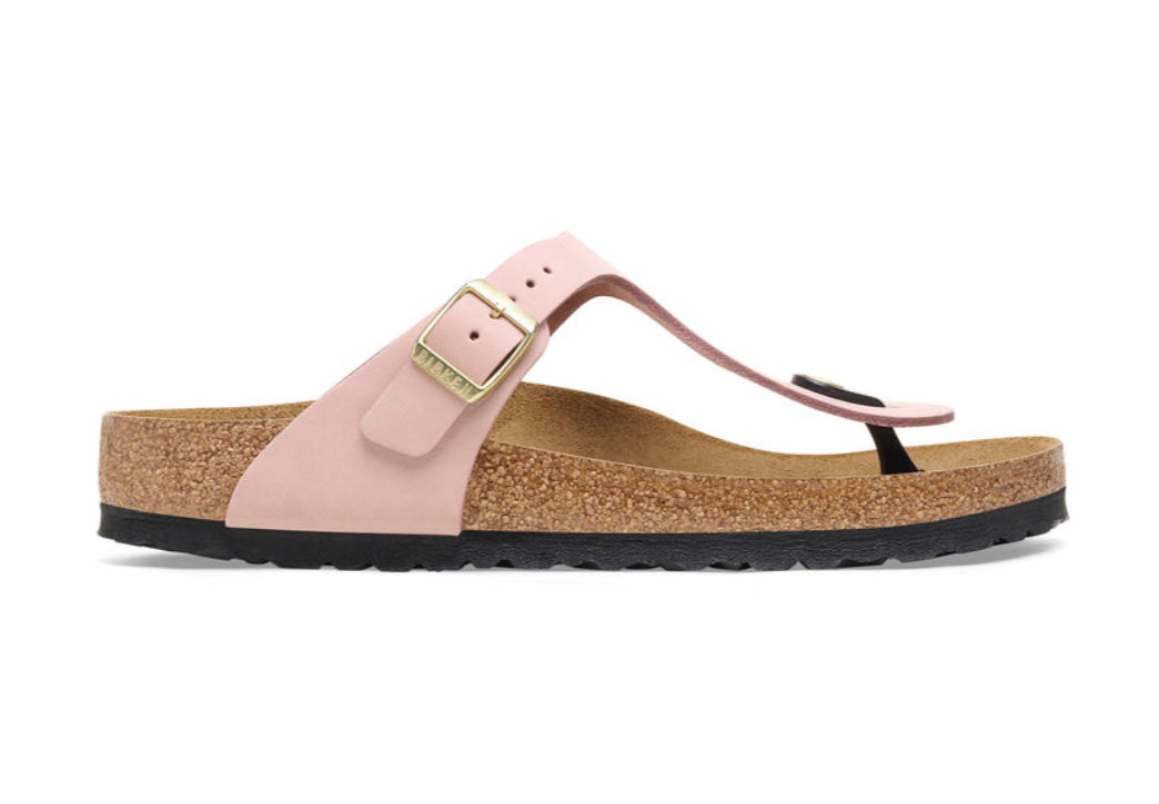 Birkenstock Gizeh Nubuk Leather Soft Pink 1026518