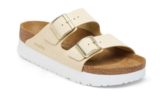 Birkenstock Arizona Flex Platform Ecru 1026924