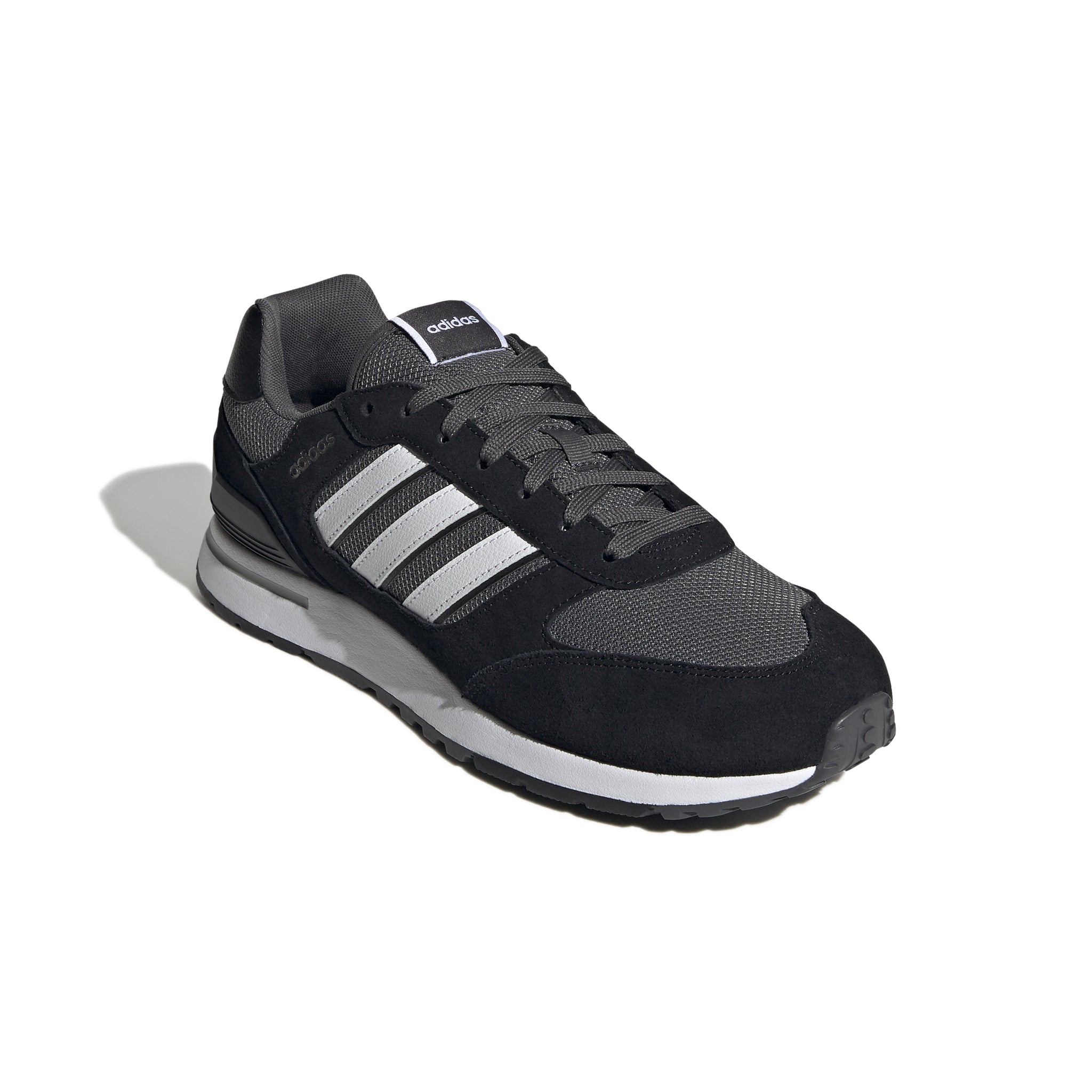 Adidas runners black and white hotsell