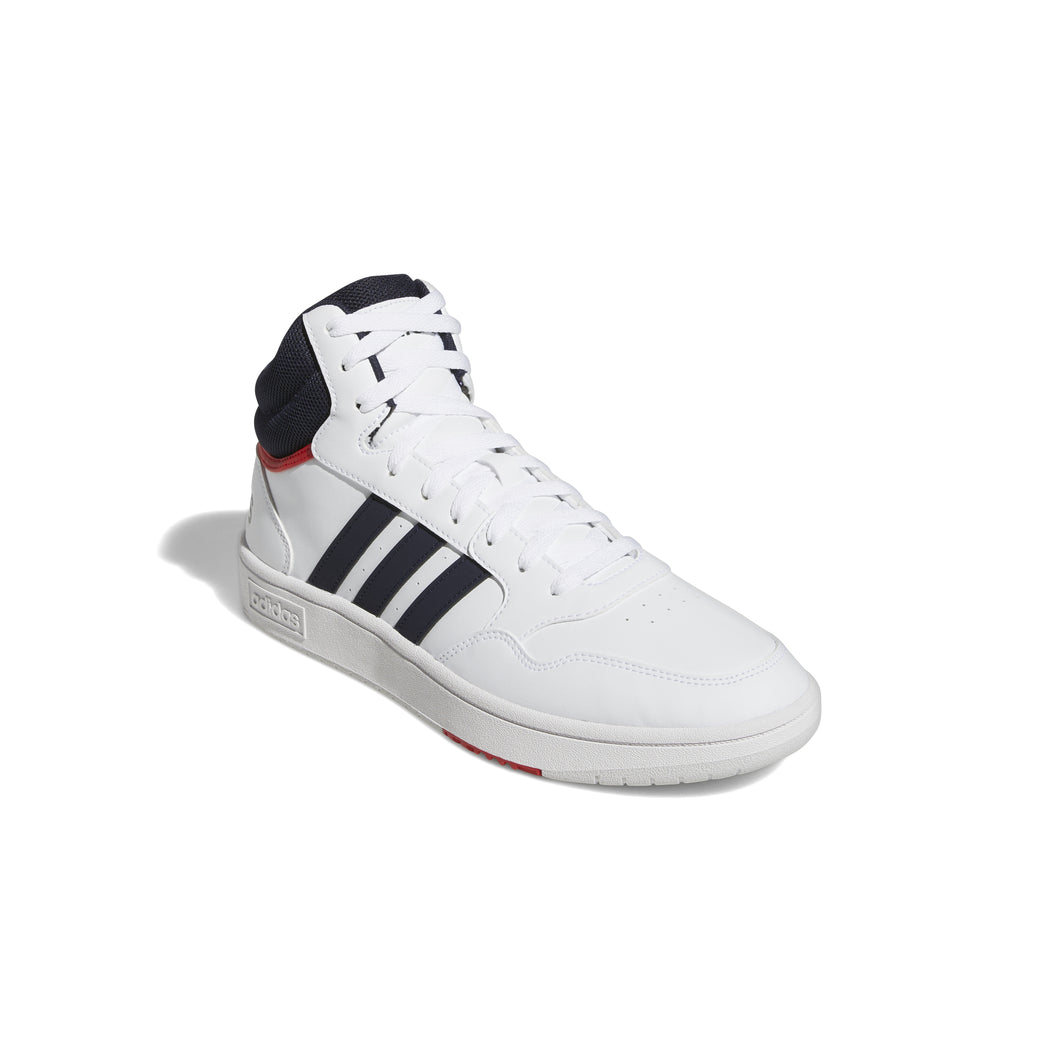Adidas Hoops 3.0 Mid Classic Sneaker White Navy Red GY5543