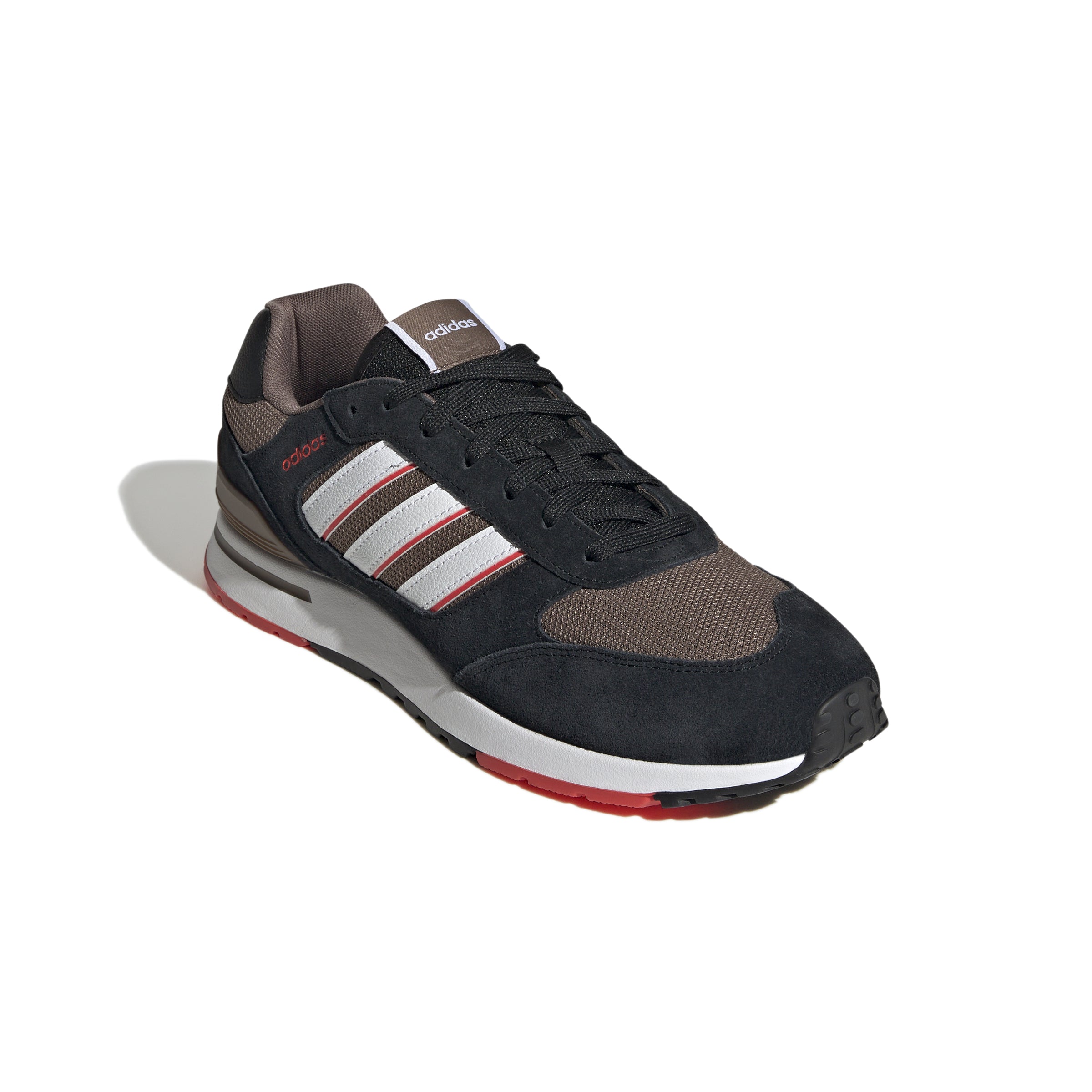 Adidas red black and white sneakers hotsell