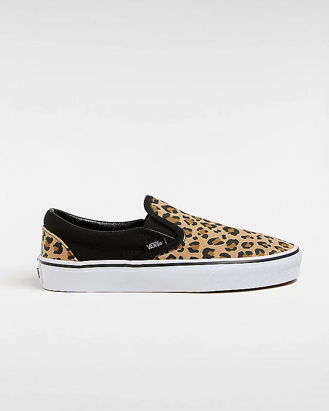 Black vans leopard sales