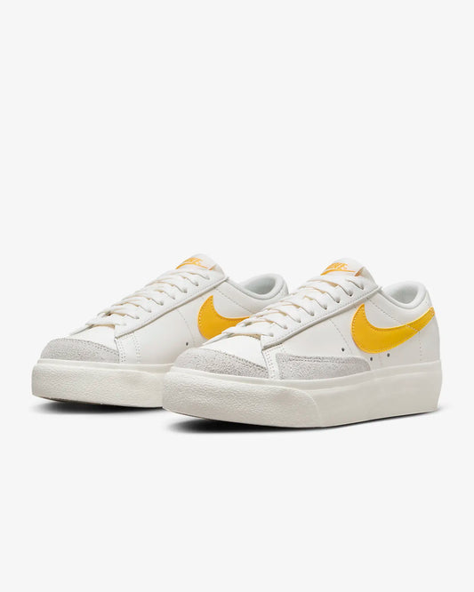 Nike Blazer Low Platform sail vivid sulfur DJ0292-111