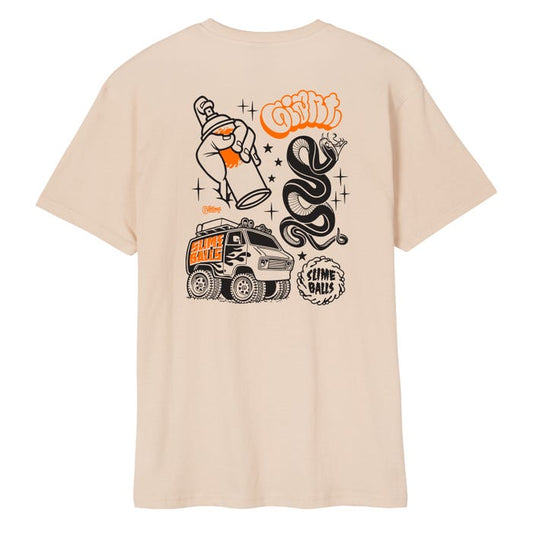 Santa Cruz SB X Mike Giant T-Shirt Black Oat