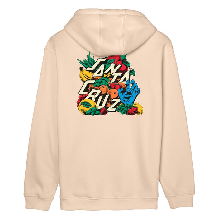 Santa Cruz Platter Hoodie Black Sage Oat